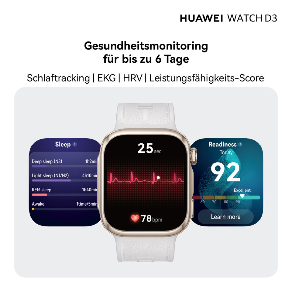 Huawei Watch D3: smartwatch đo huyết áp đủ sức thay máy truyền thống?