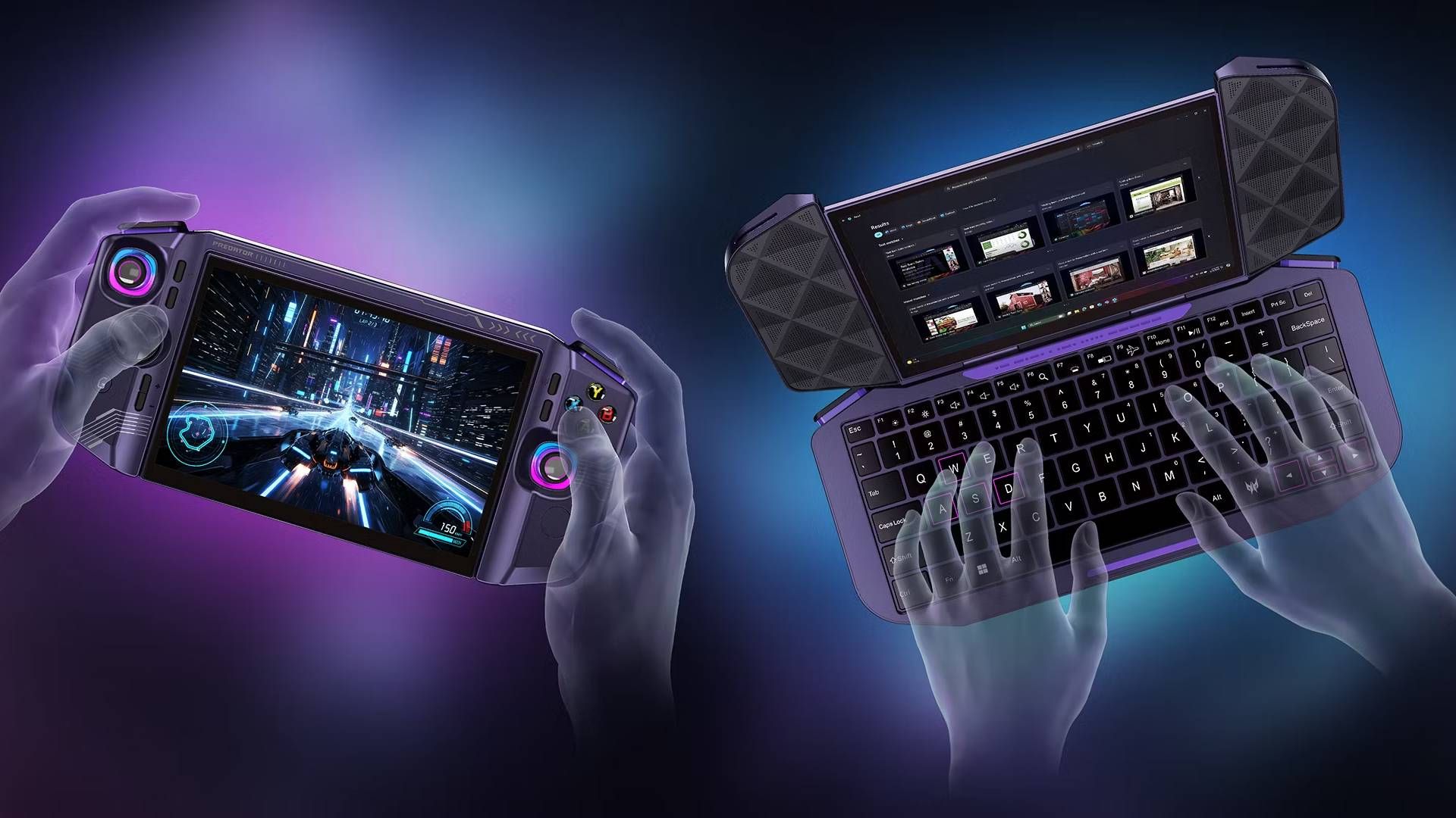 Acer Dualplay Mini: handheld gaming laptop hybrid có đáng mong chờ?