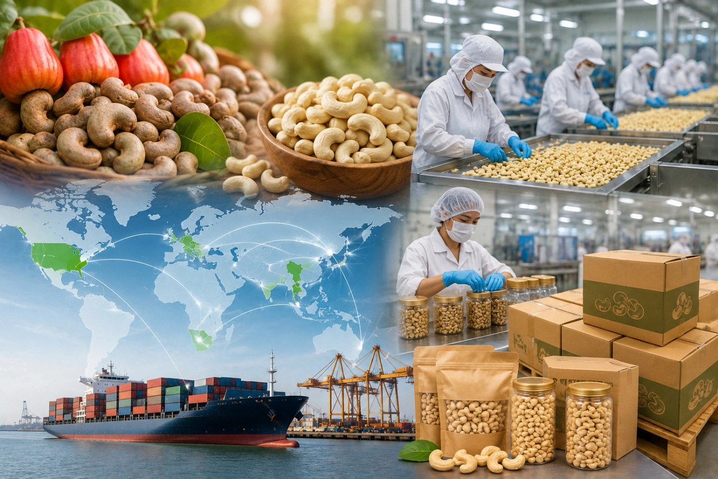Hạt điều Việt Nam phải chuyển từ chạy số lượng sang chế biến giá trị cao