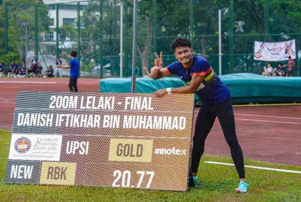 Danish Iftikhar Hampir Sentuh Rekod Kebangsaan 200m