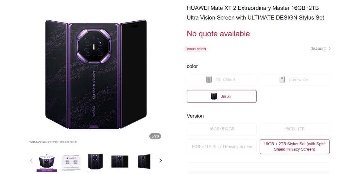 Huawei Mate XT 2 gập chữ U: có bền hơn Z Fold?