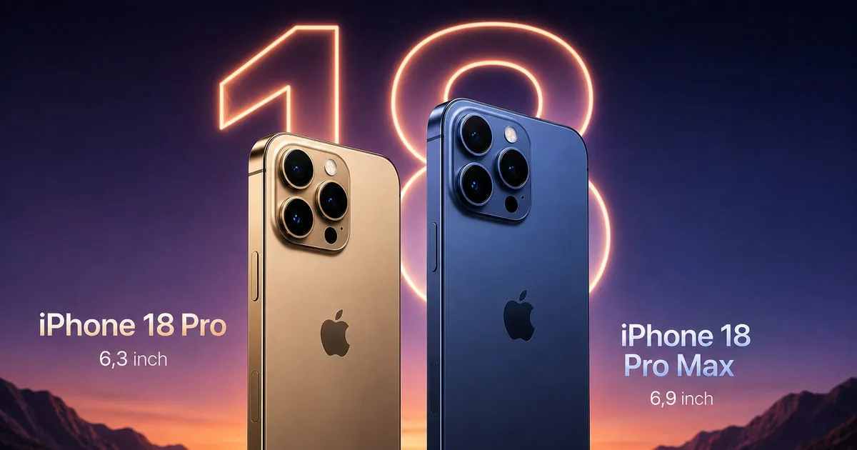 iPhone 18 Pro sắp ra mắt: 7 nâng cấp phần cứng lớn nhất lịch sử Apple bạn cần biết