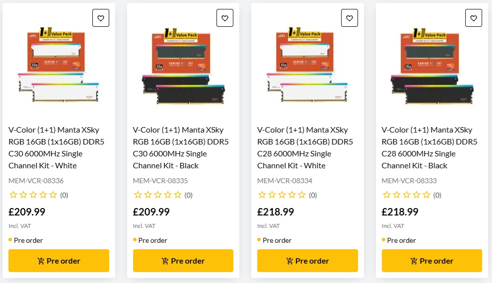 V-Color Bán Kit RAM Giả: Khi RGB Đắt Hơn Hiệu Năng