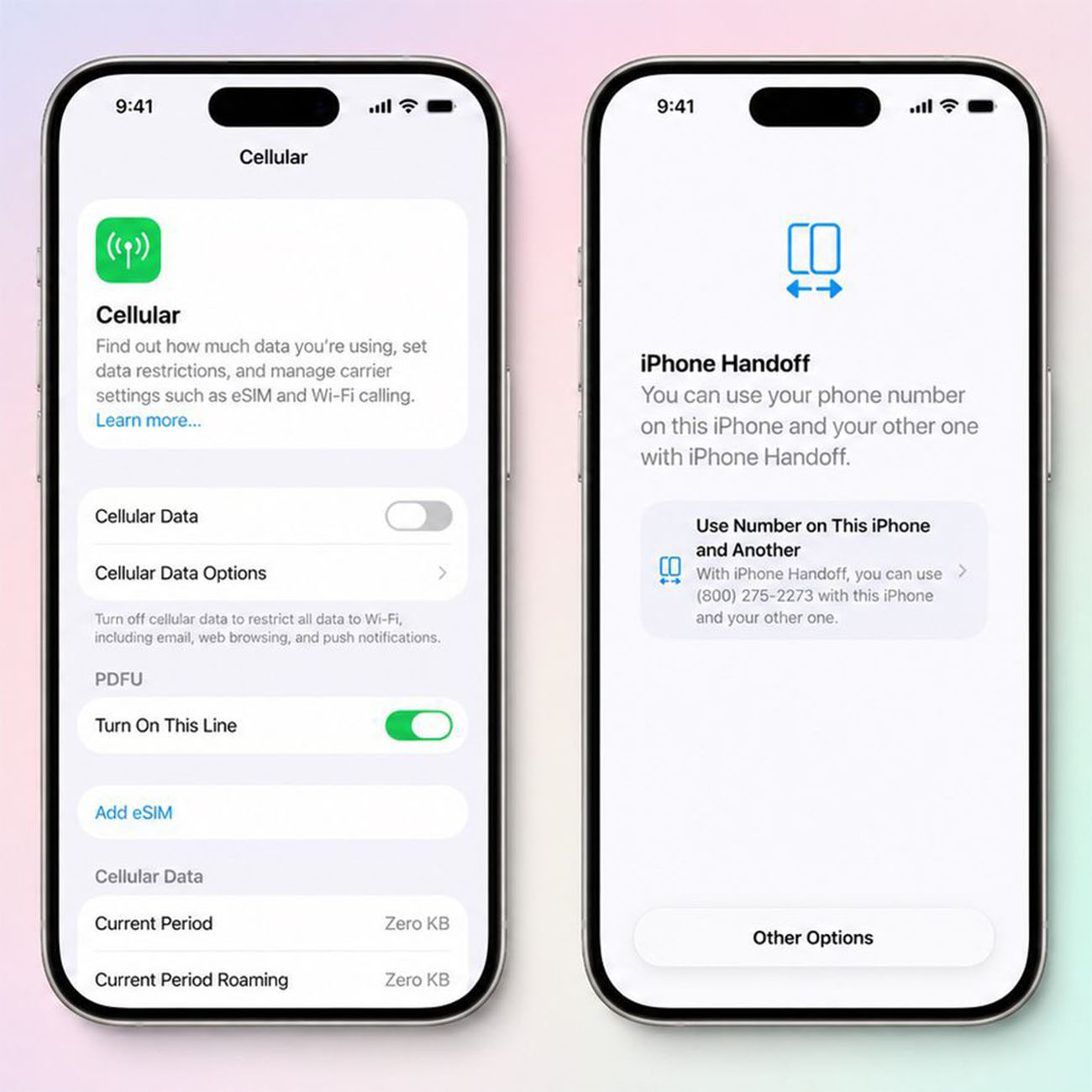 Guna Satu Nombor Pada Dua iPhone Dengan Ciri iPhone Handoff