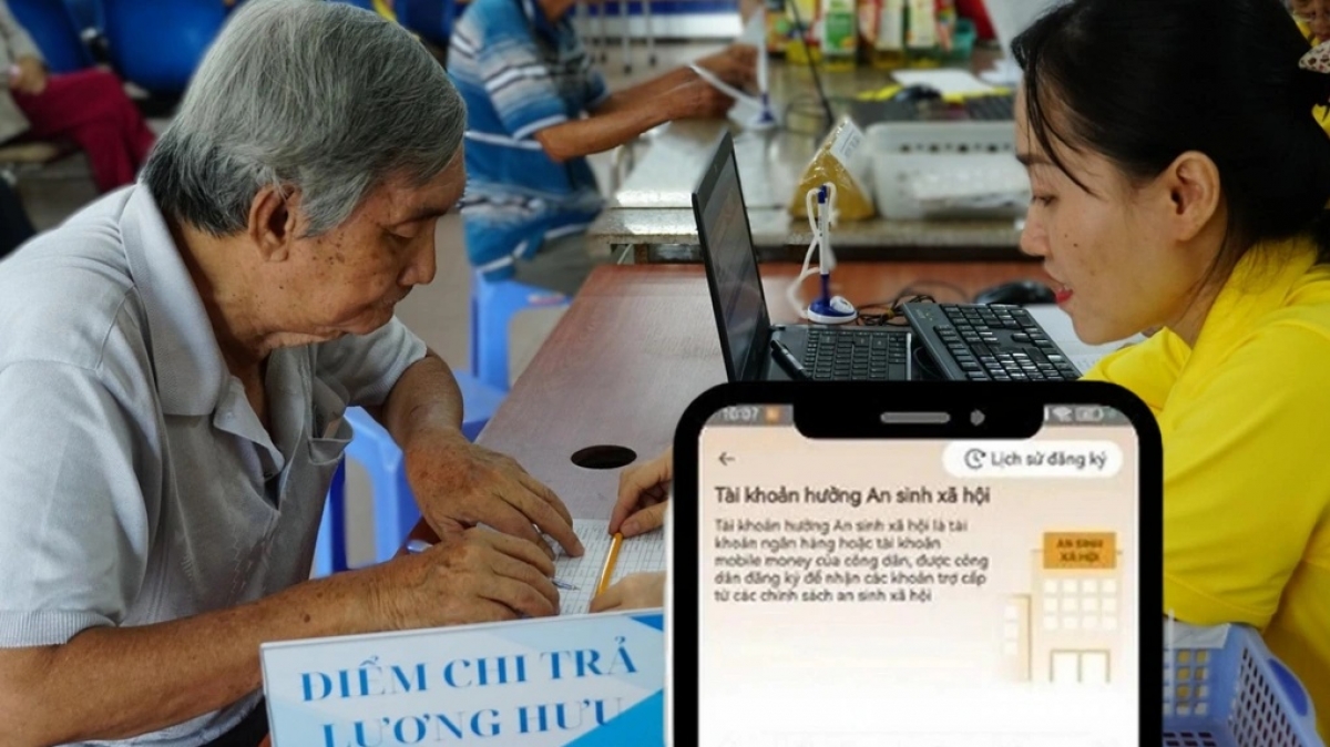 Nhận lương hưu, trợ cấp BHXH qua VNeID: Hướng dẫn từng bước