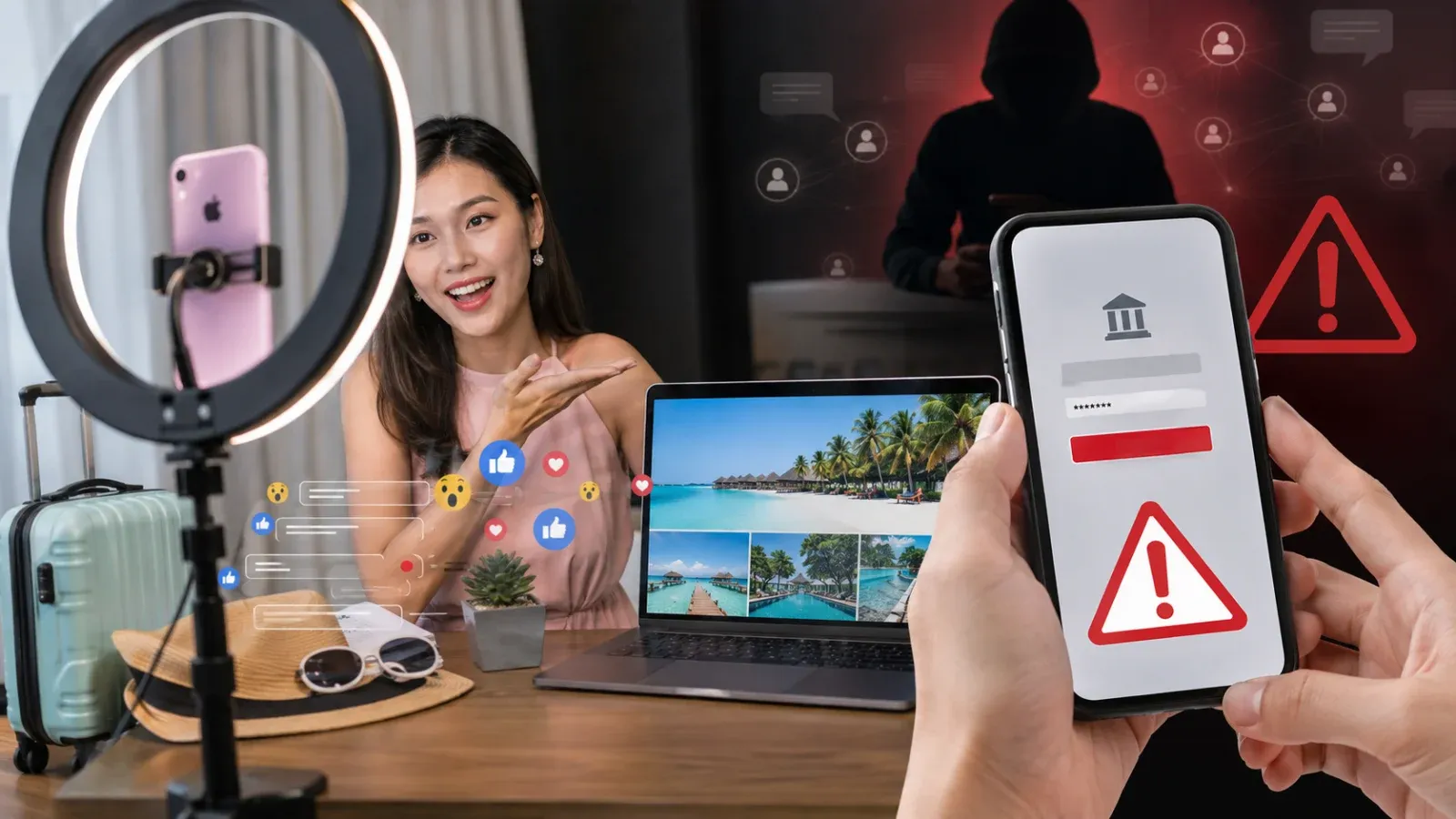 Những chiêu lừa vé máy bay, phòng nghỉ giá rẻ dịp cao điểm