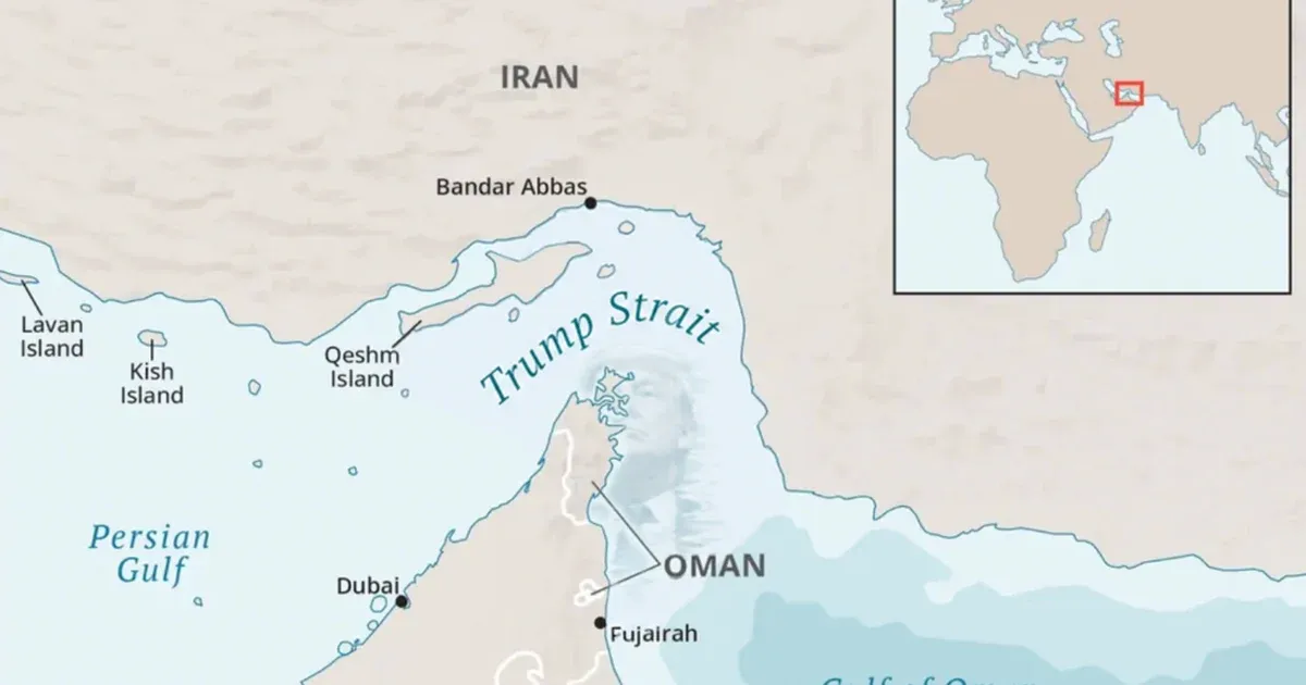 Đổi tên eo biển Hormuz: tín hiệu địa chính trị hay màn diễn ngoại giao?