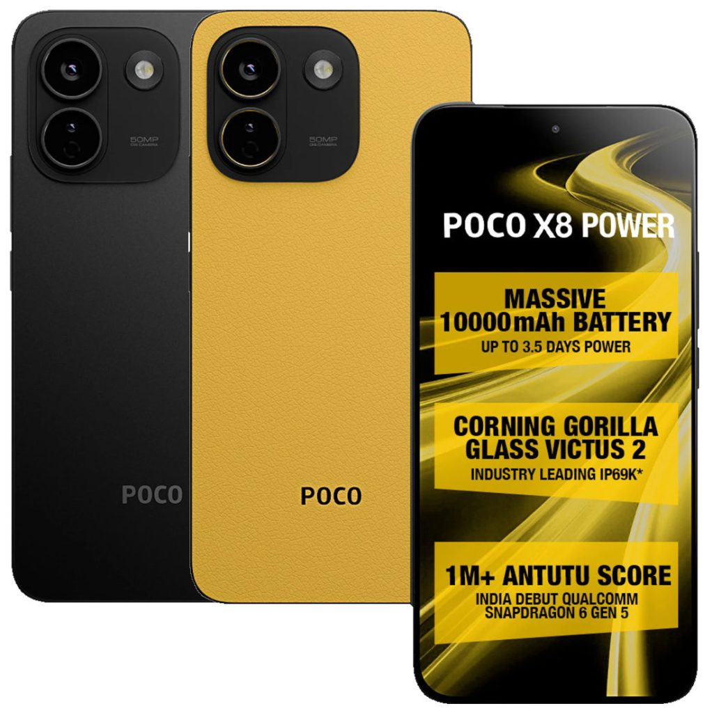 POCO X8 Power 5G: quái vật pin 10.000mAh ở phân khúc tầm trung