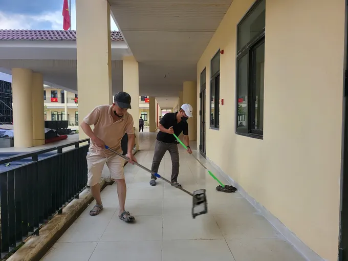 Sáu trường nội trú vùng biên Đà Nẵng về đích trước khai giảng