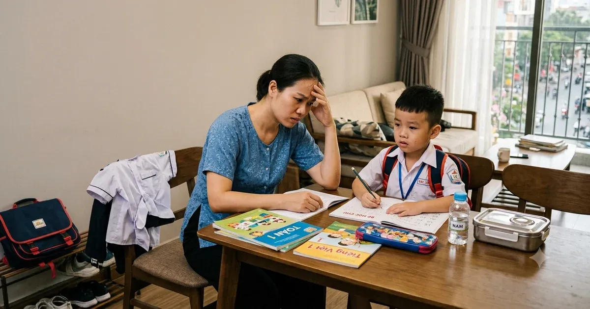 Con vào lớp 1: Hướng dẫn phụ huynh giúp con thích nghi trường học
