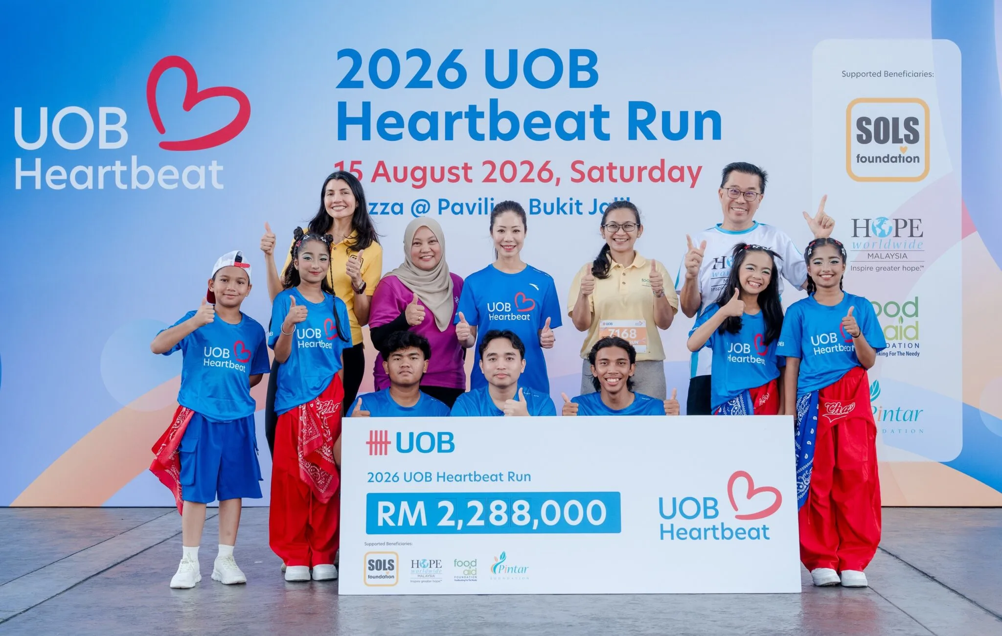 Larian Amal UOB Heartbeat Buktikan Sukan Boleh Gerakkan Perubahan