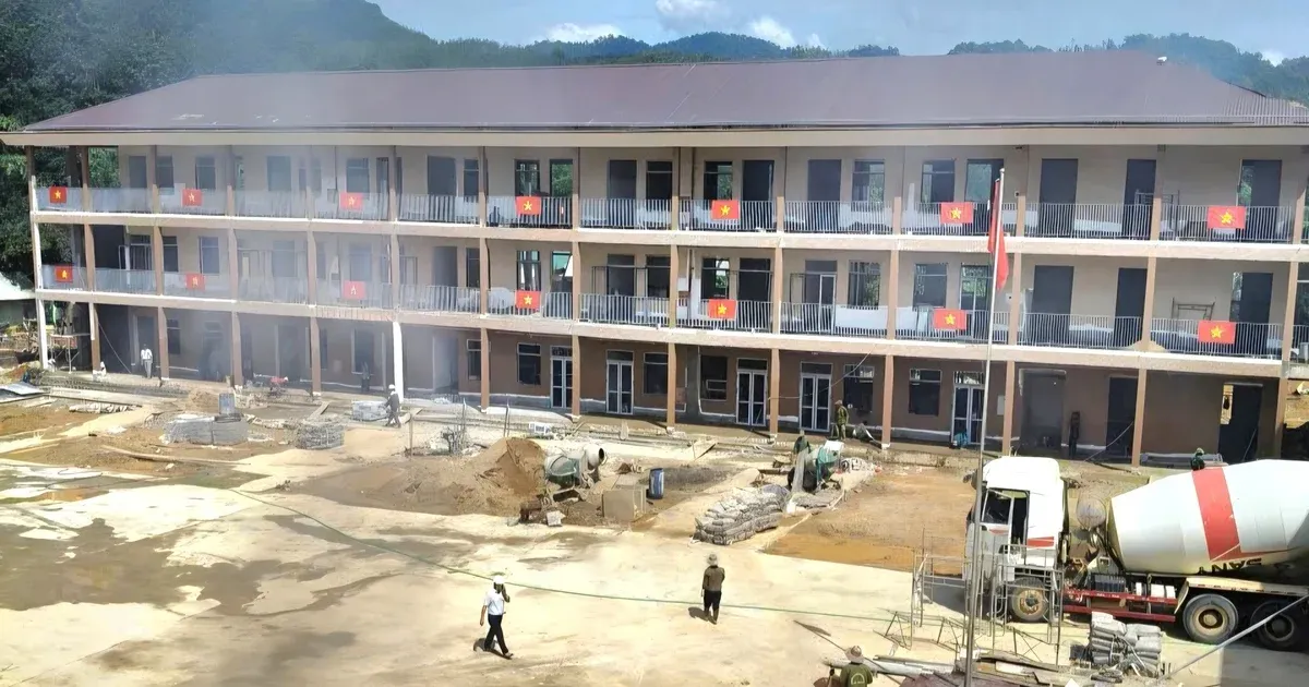 Sáu trường nội trú vùng biên Đà Nẵng về đích trước khai giảng