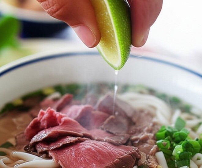Vắt chanh và uống nước phở: Ăn sao cho ngon mà vẫn khỏe
