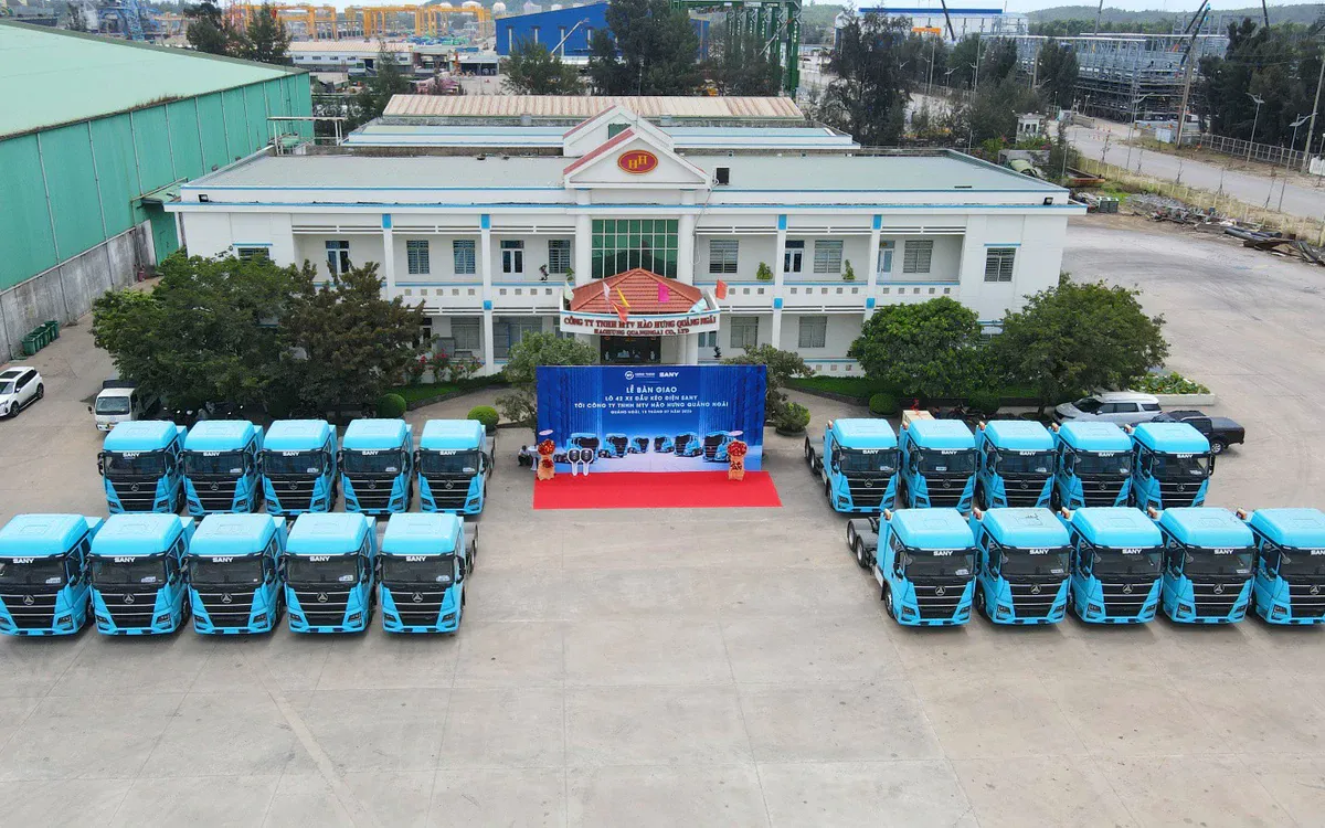 Đầu kéo điện SANY vượt mốc 250 xe: cuộc cách mạng vận tải hạng nặng bắt đầu