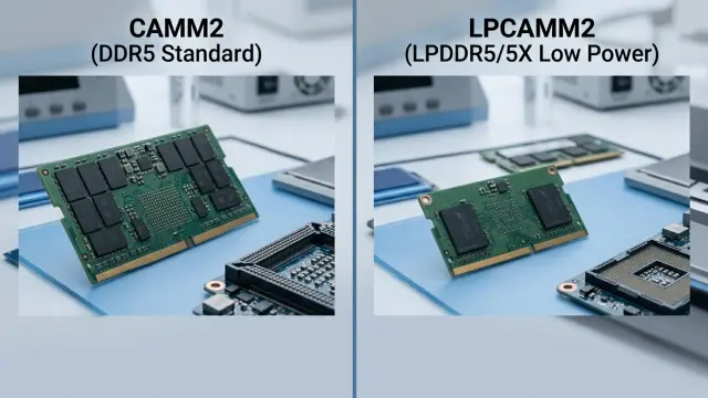 RAM laptop: SO-DIMM, CAMM2, LPCAMM2 hay RAM hàn?