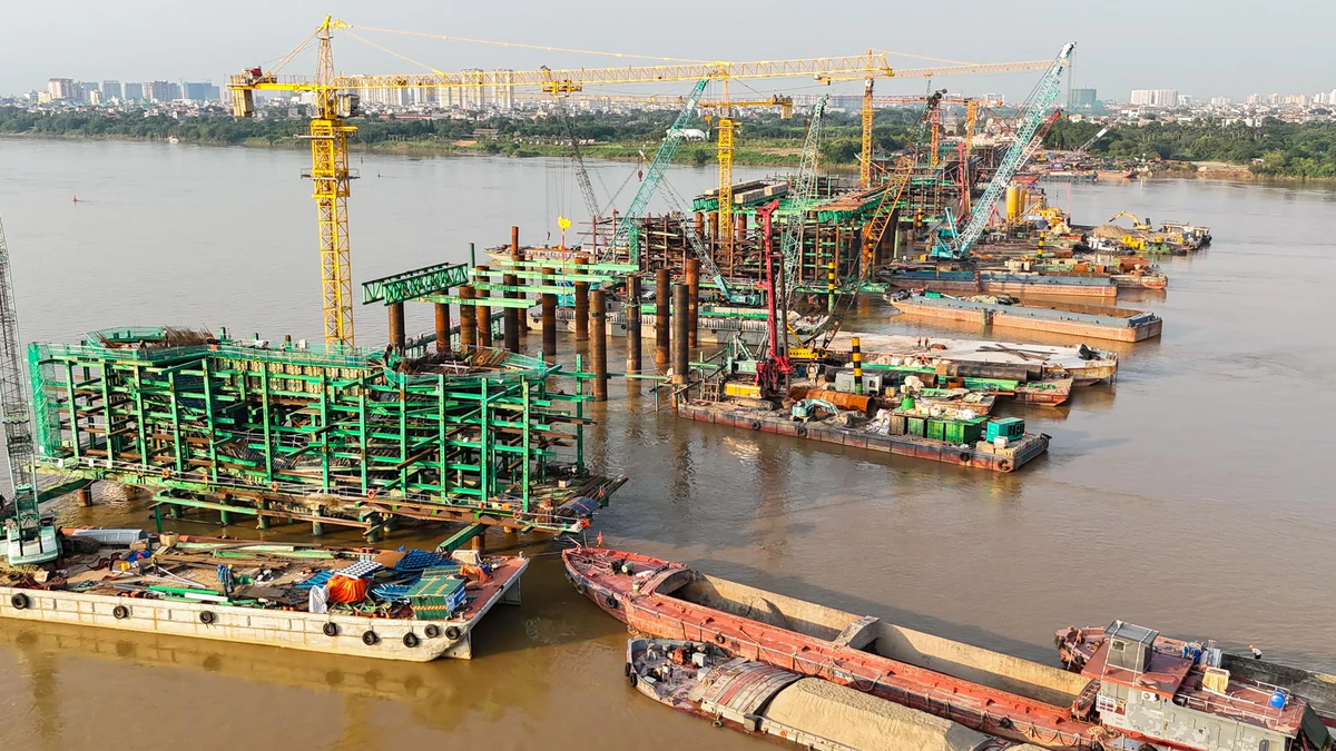 Cầu vượt sông Hồng 16.200 tỷ đồng: Bước ngoặt kỹ thuật kết nối phố cổ – Long Biên