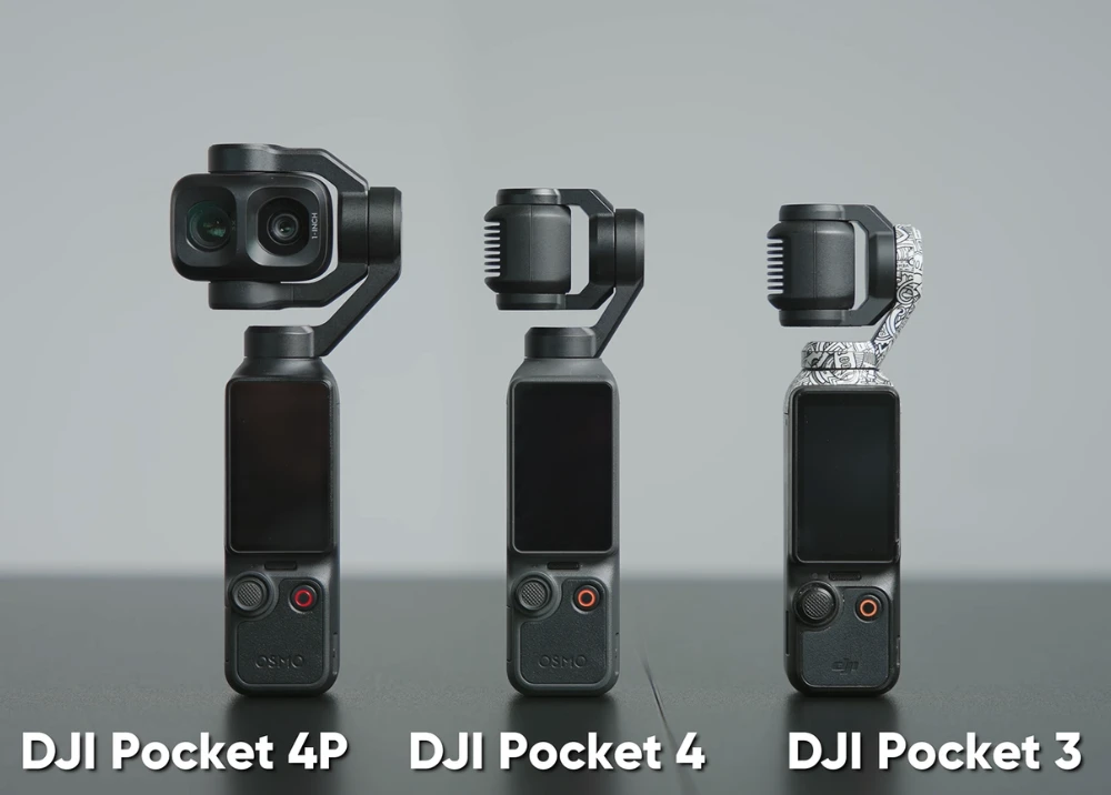 DJI Pocket 3, 4 và 4P: nên chọn gimbal nào cho nhu cầu của bạn?