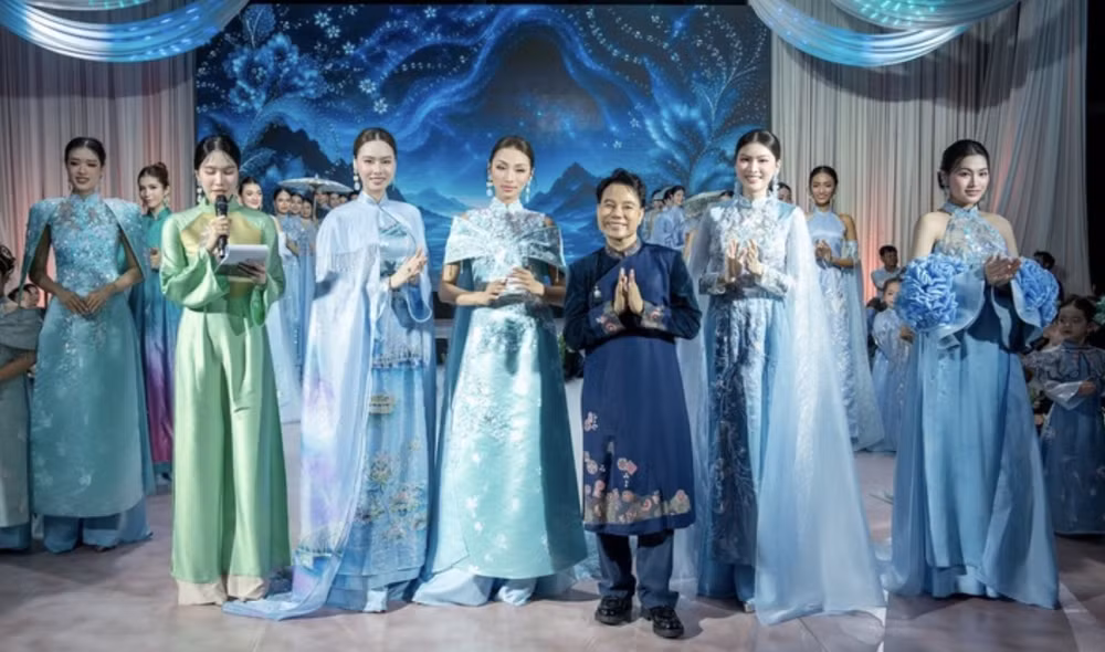 Áo dài Trần Thiện Khánh: khi ký ức mẹ và sắc Huế hóa thành ngôn ngữ thời trang