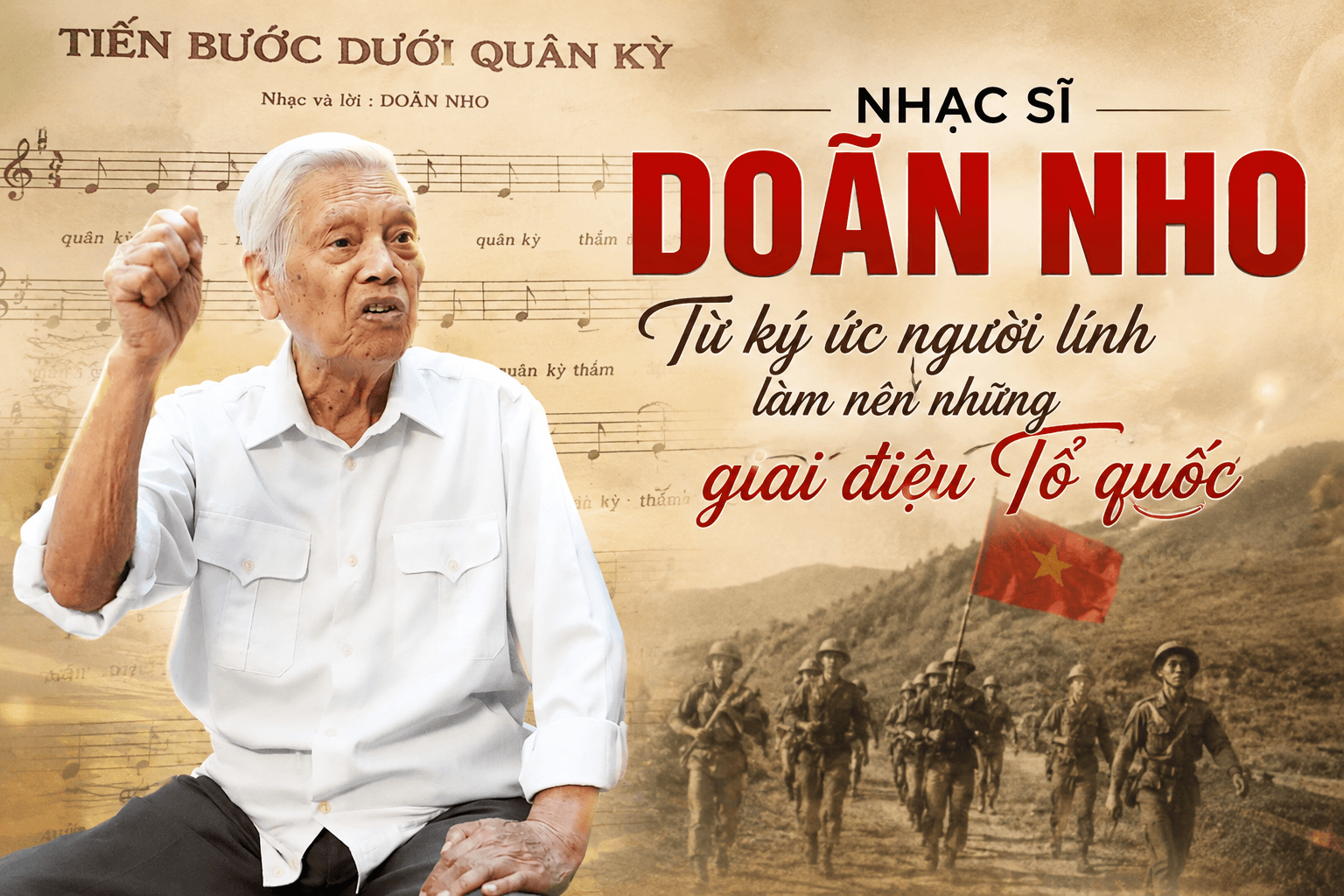 Nhạc sĩ Doãn Nho: Khi nốt violin gọi dậy ký ức chiến đấu