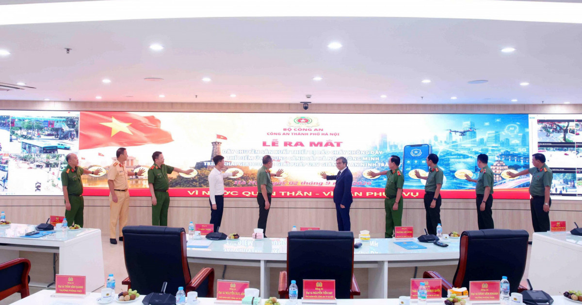 Drone AI của Công an Hà Nội: Lá chắn thép trên bầu trời đô thị