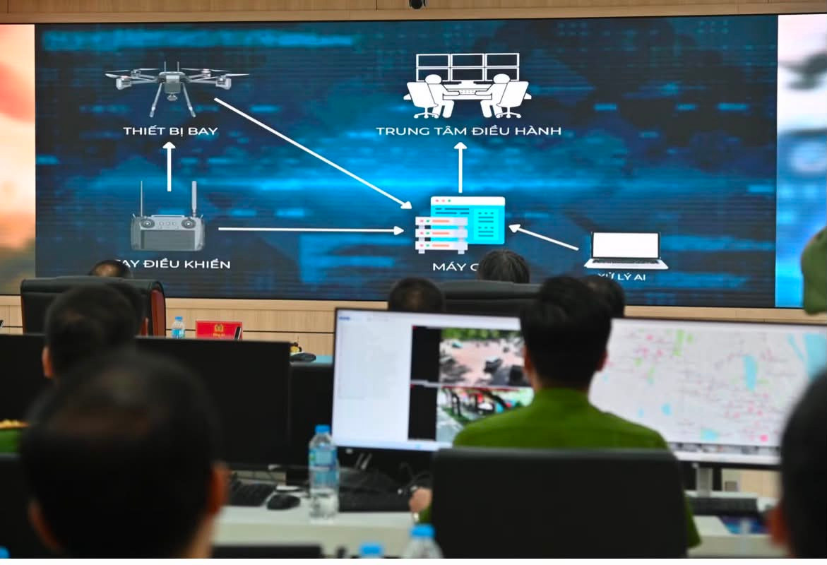 Drone AI của Công an Hà Nội: Lá chắn thép xóa điểm mù an ninh đô thị