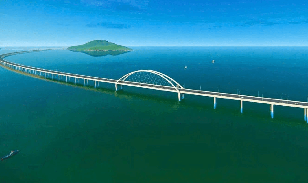 Tiến độ cầu vượt biển Hòn Khoai sau một năm khởi công