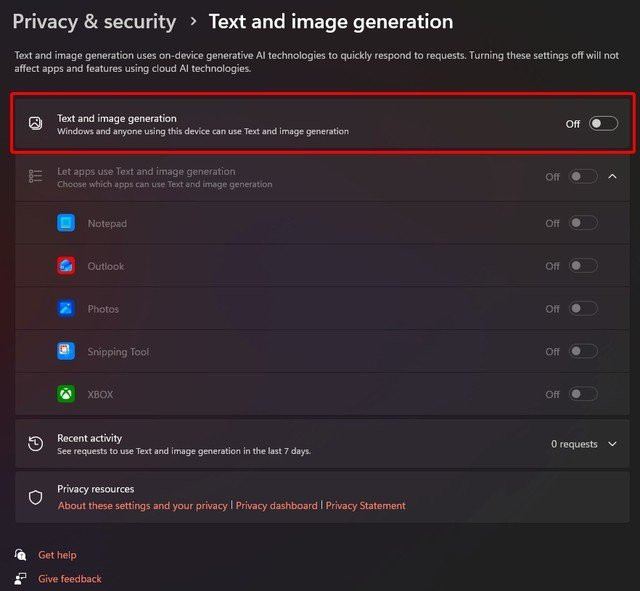 Windows 11 chạy AI ngầm làm máy ì ạch: Cách tắt để lấy lại hiệu năng