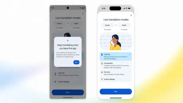 Google Translate dịch trực tiếp ở chế độ nền: bước nhảy cho giao tiếp đa ngôn ngữ