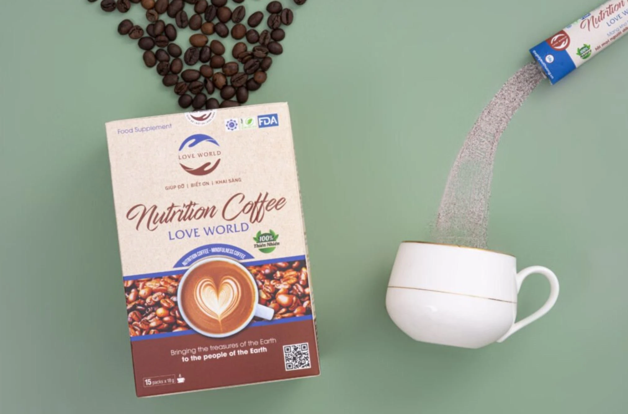 Cà phê giảm cân Love World Nutrition: Cảnh báo cho vận động viên