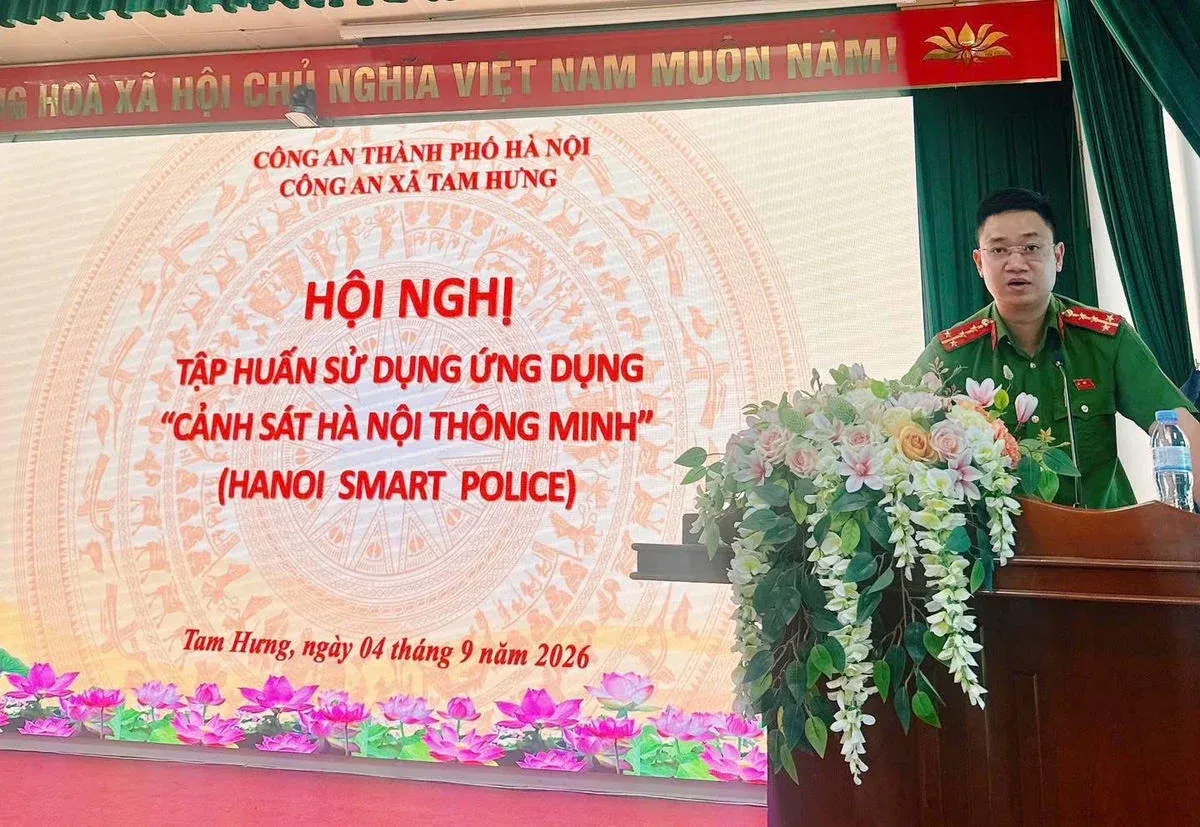 Ứng dụng Hanoi Smart Police: Cửa ngõ số giữa công an và người dân