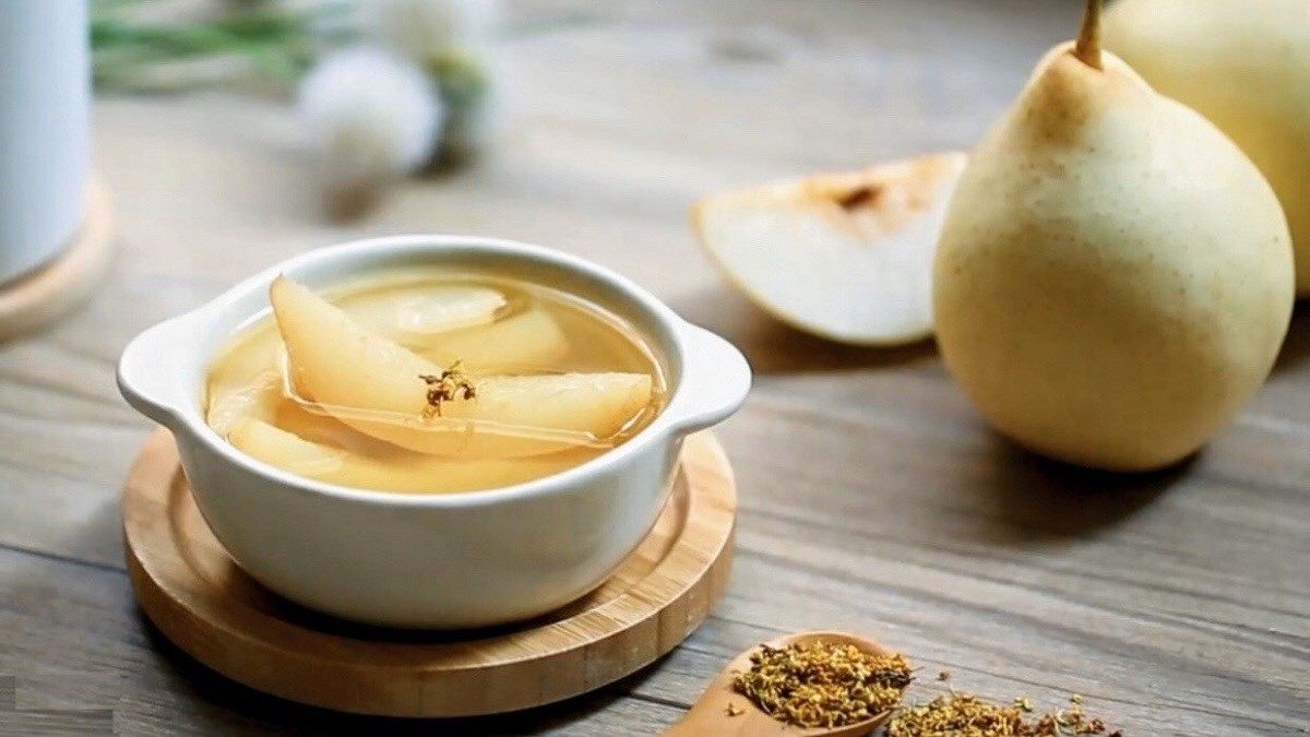 4 cách hấp lê đường phèn ngon và tốt cho cổ họng