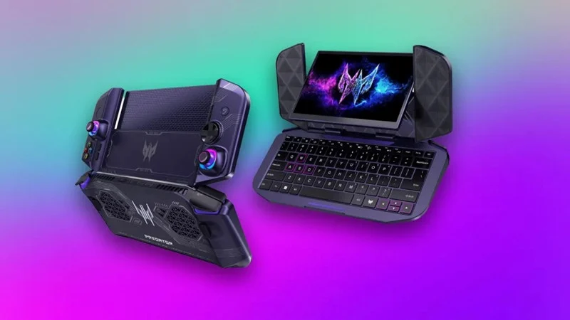 Acer DualPlay Mini: handheld gaming gập thành mini laptop có đáng mong đợi?