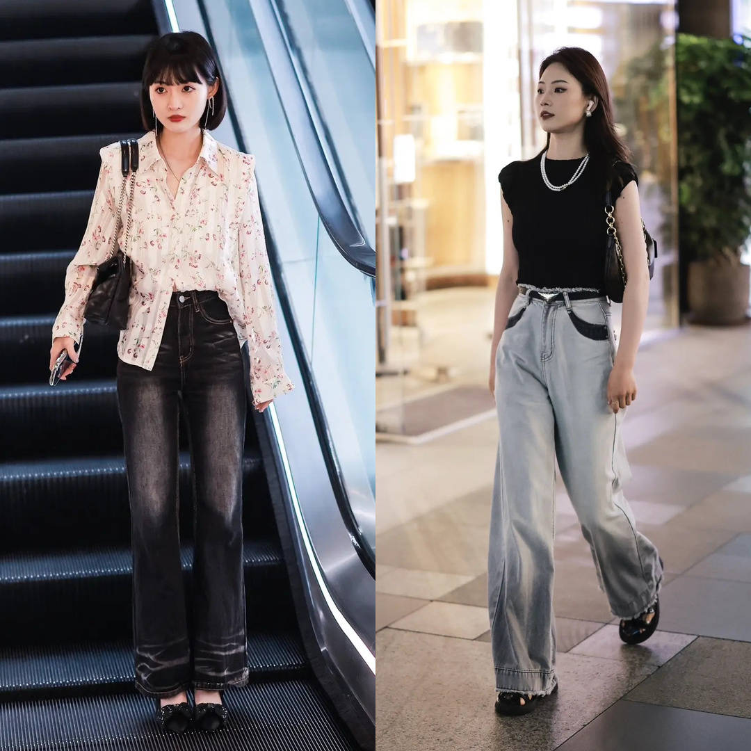 Quần jeans ống thẳng thoải mái lên ngôi, thay thế skinny trong mùa thu