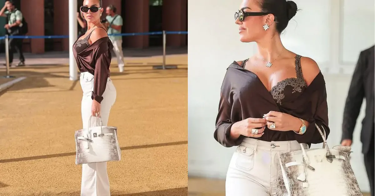 Bóc tách trang sức và phụ kiện của Georgina Rodriguez trên thảm đỏ Venice
