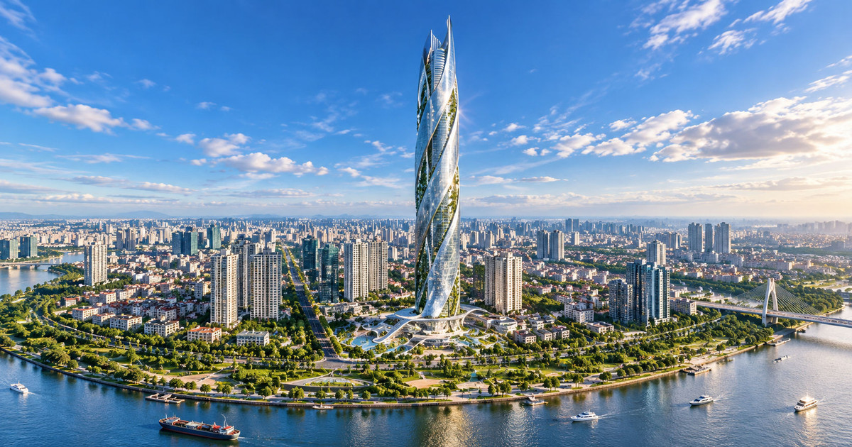 Hai tháp chọc trời định hình lại bộ mặt đô thị Hà Nội