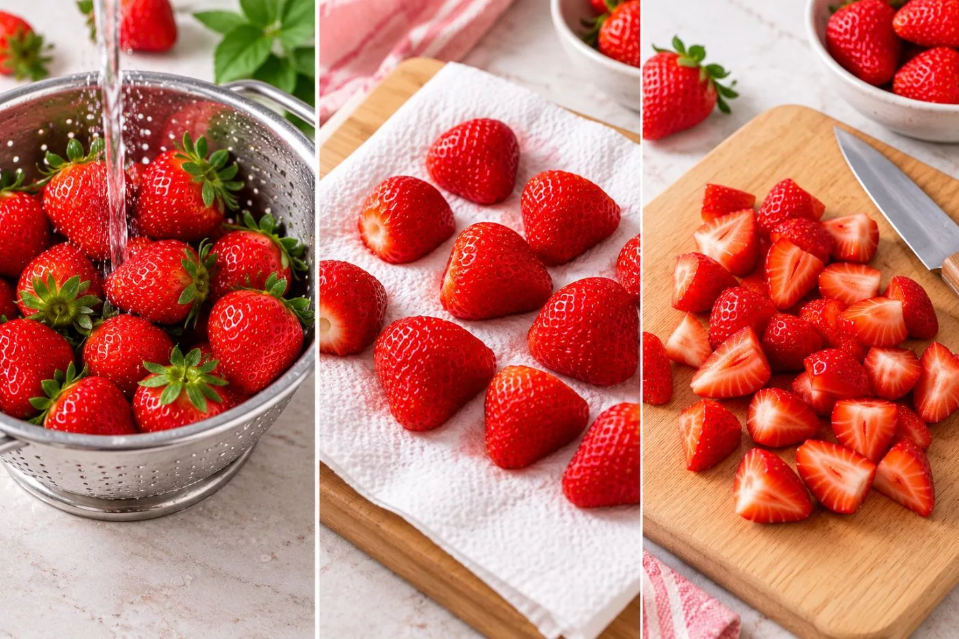Donut Strawberi Coklat Tanpa Bakar yang Nampak Mewah
