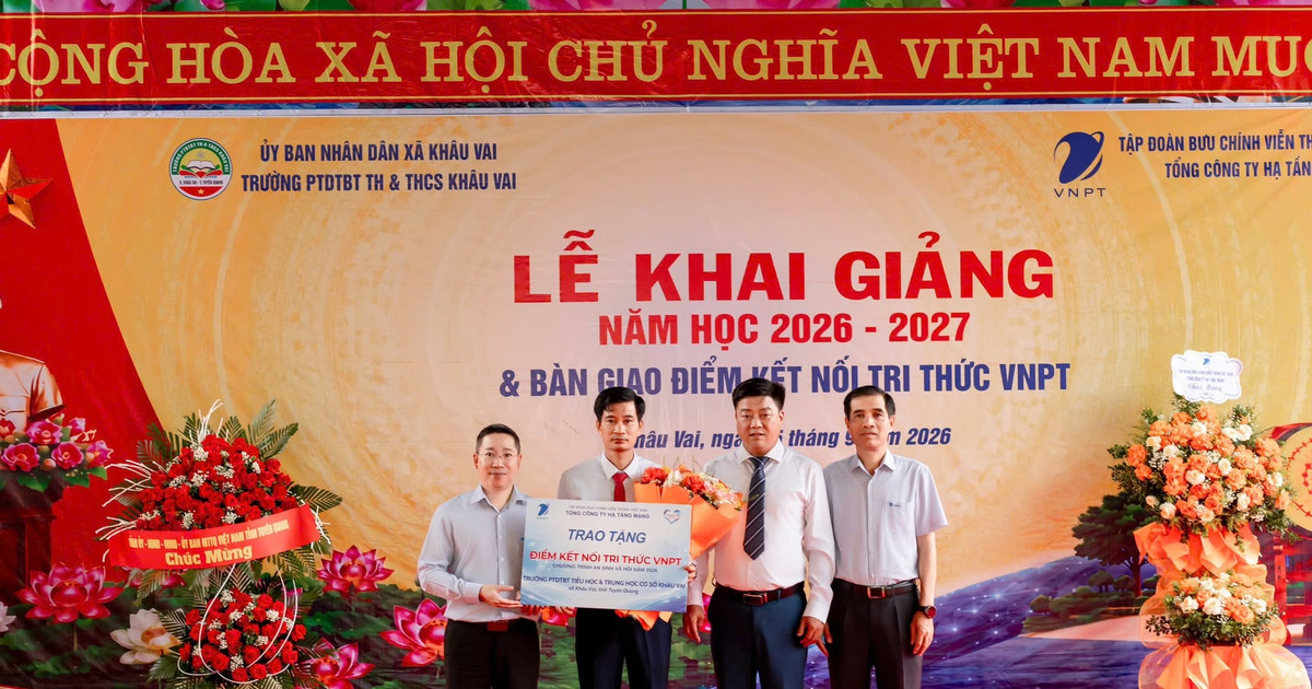 Điểm kết nối tri thức VNPT: cú hích cho hạ tầng giáo dục số vùng sâu
