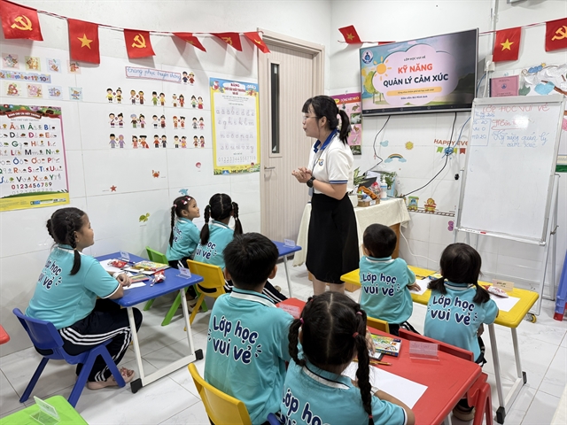 Lớp học giữa bệnh viện: giữ nhịp đến trường cho bệnh nhi ung thư