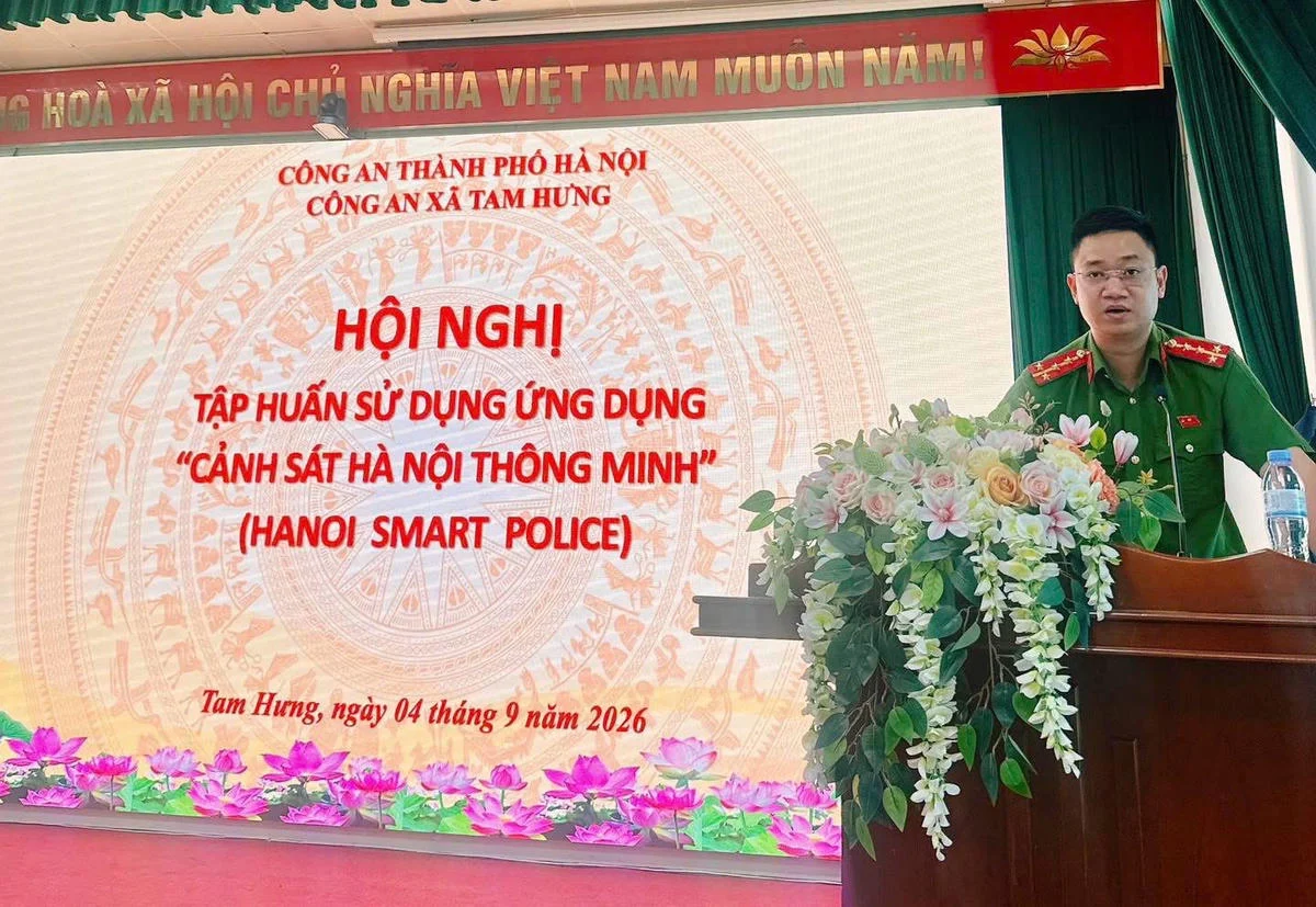 Ứng dụng Hanoi Smart Police: ‘cửa ngõ số’ nối công an với cộng đồng