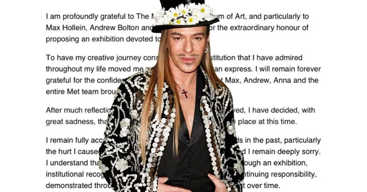 Met Gala hủy triển lãm John Galliano: thời trang không còn đứng ngoài đạo đức