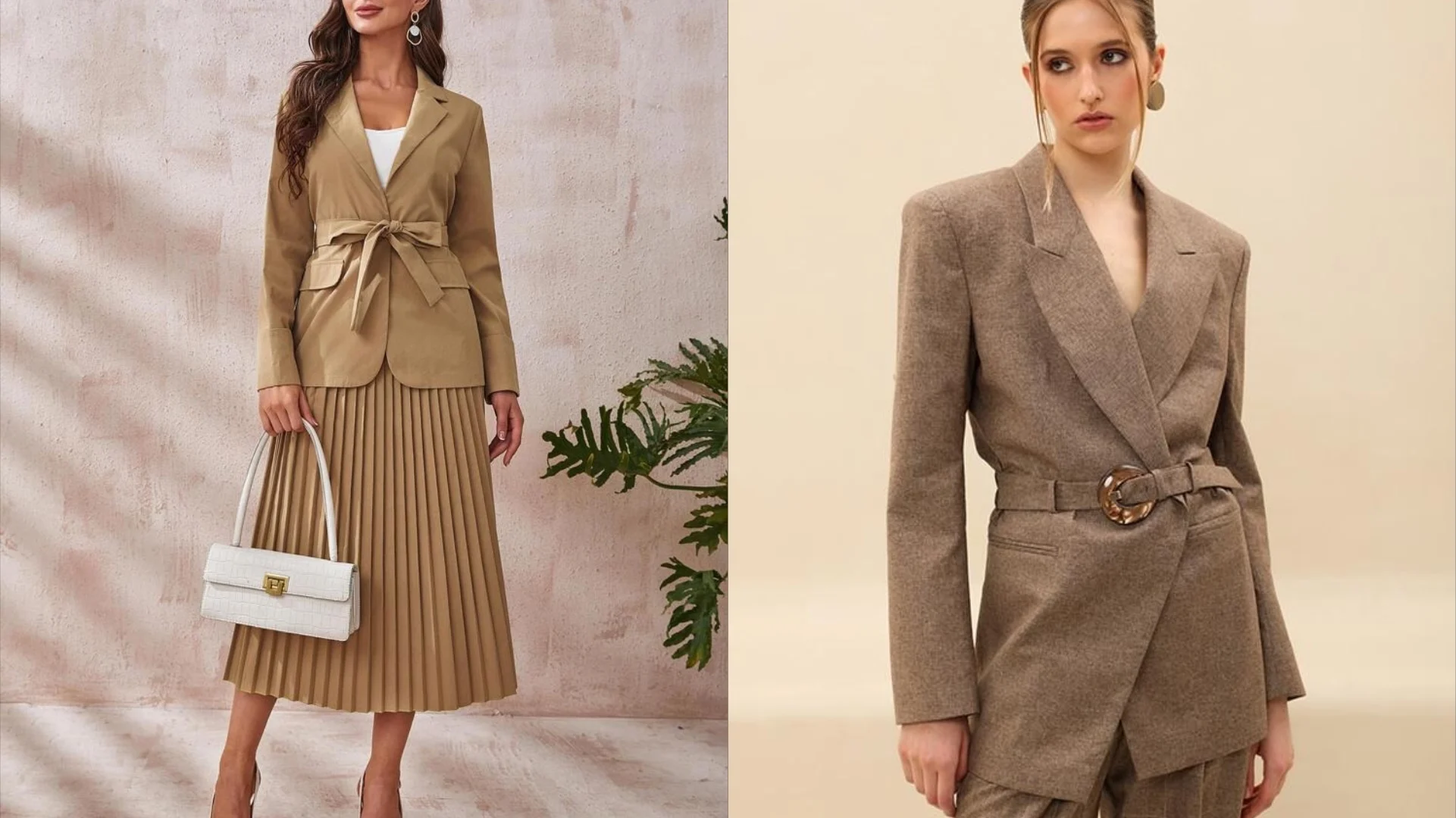 Blazer thắt eo: 5 cách phối gam trung tính tôn dáng mùa thu