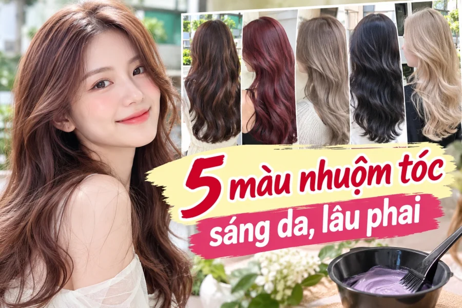 Khi nào nên gội đầu sau nhuộm tóc để giữ màu bền và tóc khỏe