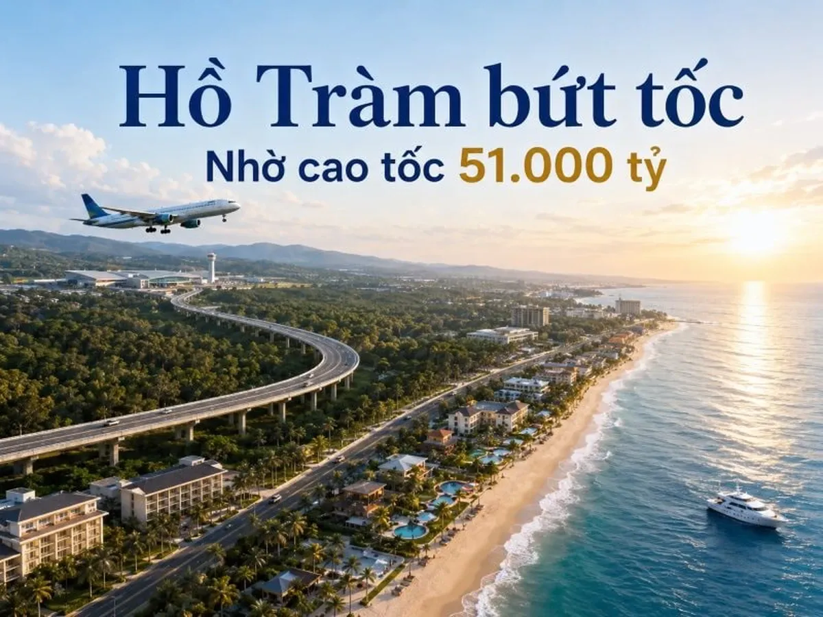 Hồ Tràm chuyển mình thành trung tâm du lịch nghỉ dưỡng phía Đông
