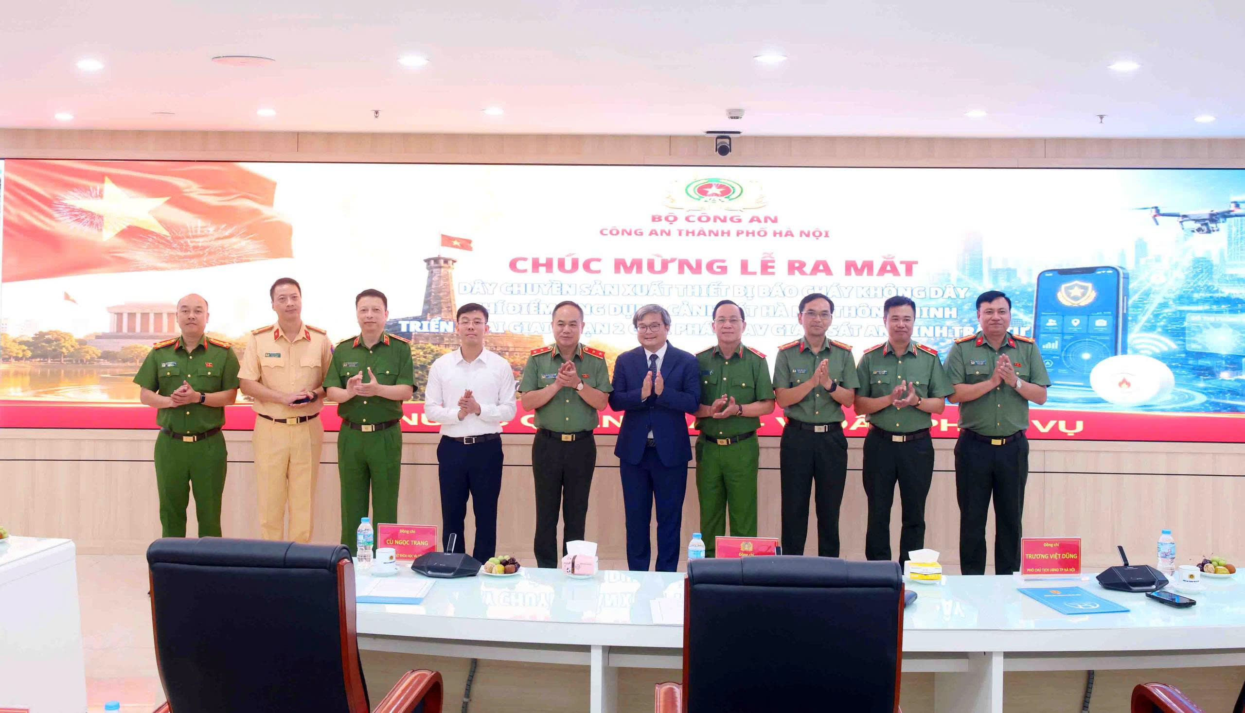 Công an Hà Nội ra mắt 3 giải pháp chuyển đổi số bảo vệ an ninh Thủ đô