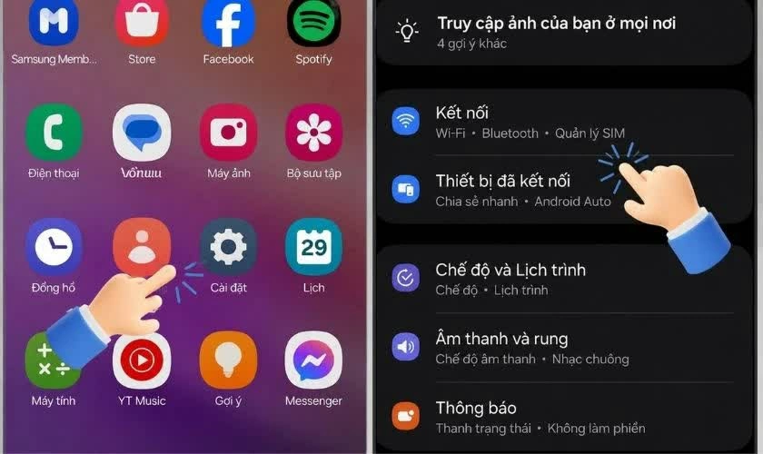 Hướng dẫn bật NFC trên Samsung và Realme cho thanh toán không chạm