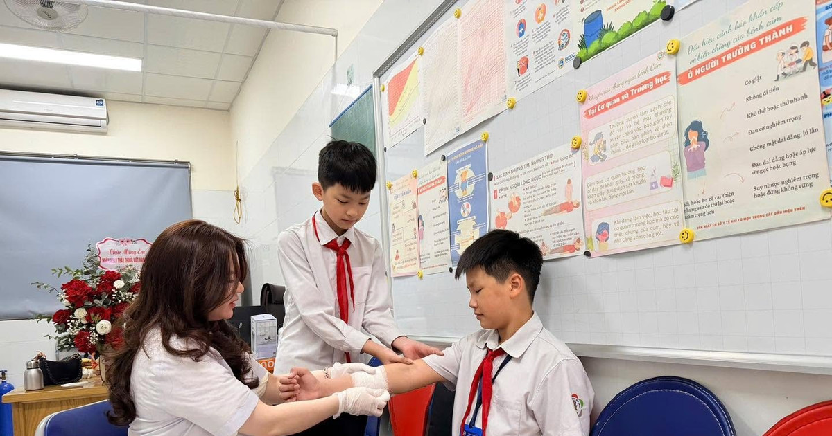 Hà Nội số hóa hồ sơ sức khỏe học sinh: bước ngoặt của y tế học đường