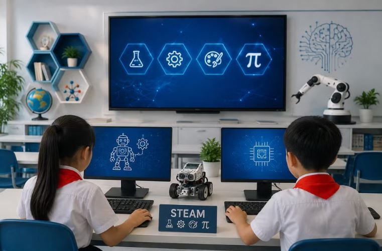 Bắt đầu học AI từ lớp 1: từ làm quen đến sáng tạo