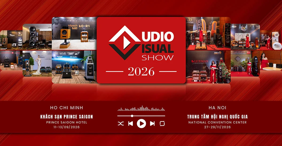 AVSHOW lần thứ 26: 27 thương hiệu audio, 36 phòng triển lãm tại TP.HCM
