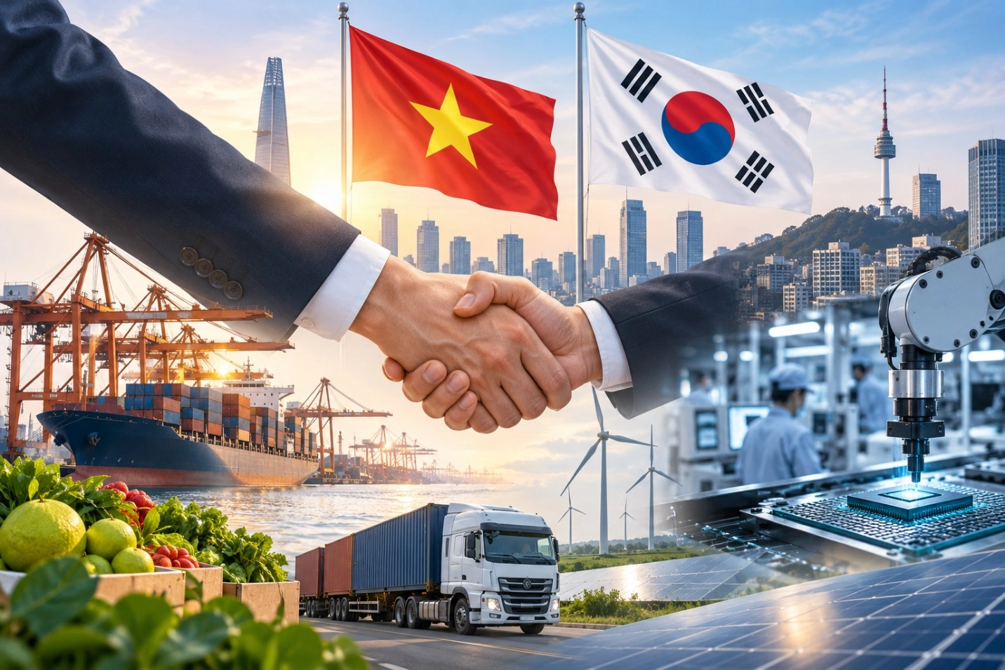 Việt Nam - Hàn Quốc: Từ mở rộng thương mại đến nâng cấp chất lượng hợp tác