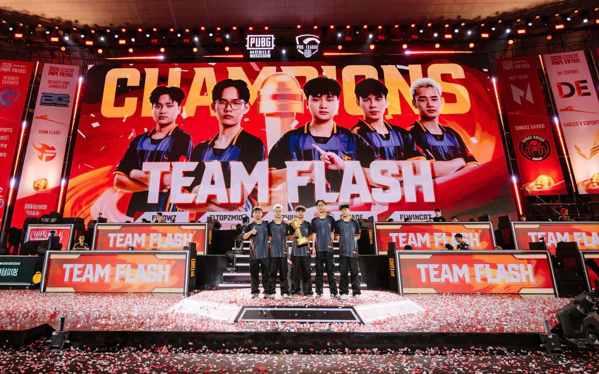Team Flash bảo vệ ngôi vương PUBG Mobile Pro League Vietnam Fall